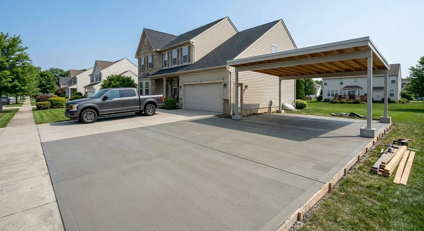 House and Carport Slabs in Atlanta, GA